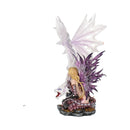 Aarya Dragon Guardian 59cm:-Aarya Dragon Guardian Dragon & Fairy Figurine 59cm