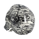 Abstraction 19cm Abstraction Monochrome Butterfly & Checkered skull19cm.