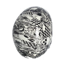 Abstraction 19cm Abstraction Monochrome Butterfly & Checkered skull19cm.