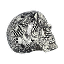 Abstraction 19cm Abstraction Monochrome Butterfly & Checkered skull19cm.