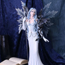 Adica 57cm:-Ice Fairy Figurine With Dragon Companion .