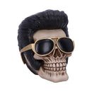 Uh Huh 17cm-Uh Huh The King Elvis Skull Figurine.