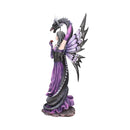 Guardian's Embrace. 60cm:-Guardians Embrace Large Dark Fairy Dragon Ornament