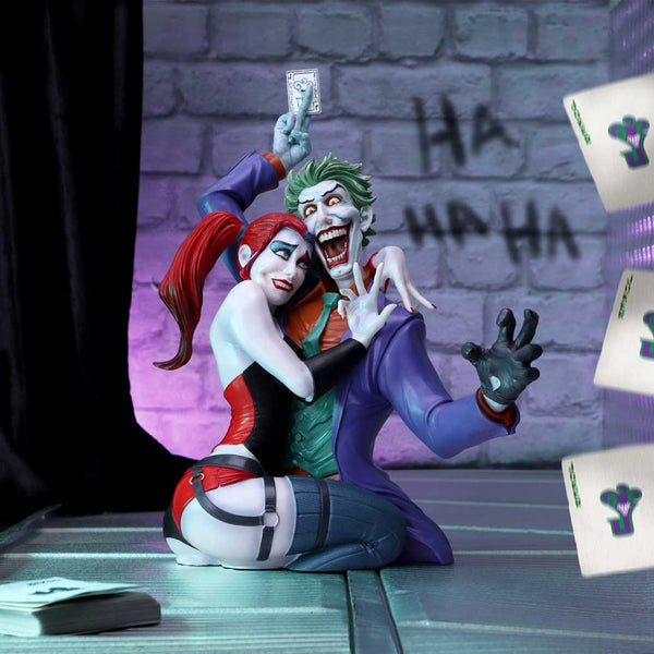 The Joker and Harley Quinn Bust 37.5cm