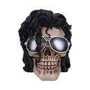 Bad 16.5cm-Bad Michael Jackson King of Pop Inspired Skull Ornament.