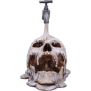 Tapped 24cm- Tapped Pouring Tap Skull Ornament Figurine.