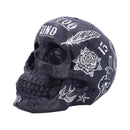 Tattoo Fund (Black)- Black and White Traditional, Tribal Tattoo Fund Skull.