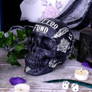 Tattoo Fund (Black)- Black and White Traditional, Tribal Tattoo Fund Skull.