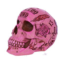 Tattoo Fund (Pink)- Pink Traditional Tribal Tattoo Fund Skull Money Box.