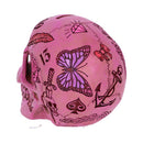 Tattoo Fund (Pink)- Pink Traditional Tribal Tattoo Fund Skull Money Box.