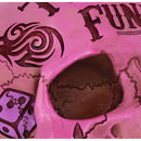 Tattoo Fund (Pink)- Pink Traditional Tribal Tattoo Fund Skull Money Box.