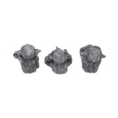 Three Wise Goblins 12cm:-Three Wise Goblins Figurine Gargoyle Ornaments.