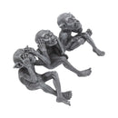 Three Wise Goblins 12cm:-Three Wise Goblins Figurine Gargoyle Ornaments.