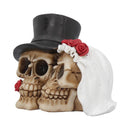 Together Forever (16cm) Twin Skulls