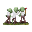 Three Wise Zombies 15.5cm Three Wise Zombies Horror Undead Creature Figurine.